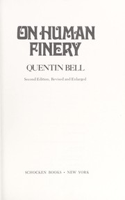 Cover of: On human finery by Quentin Bell