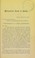 Cover of: Report on the deoderisation of sewer emanations by means of sulphurous acid, &c. With appendix, containing letter from engineer, and list of the sewer ventilations in which acids are used