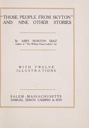 Cover of: "Those people from Skyton," and nine other stories