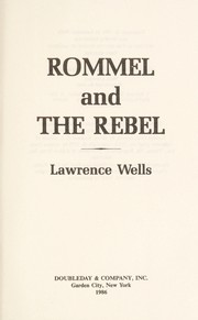 Cover of: Rommel and the rebel
