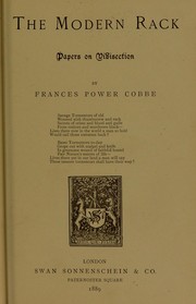 Cover of: The modern rack by Frances Power Cobbe