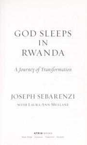 Cover of: joseph sebaranzi