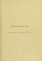 Cover of: Representative men in literature, science, and art by Edward Walford