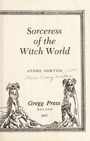 Cover of: Sorceress of the Witch World