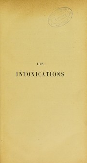 Cover of: Les intoxications