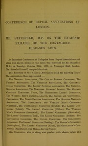 Cover of: On the failure of the Contagious Diseases Acts: as proved by the official evidence submitted to the Select Committee of the House of Commons, 1879, 1880 and 1881