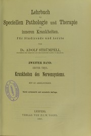 Cover of: Lehrbuch der speciellen Pathologie und Therapie der inneren Krankheiten : f©ơr Studirende und Aerzte