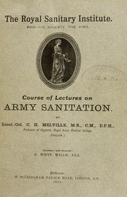 Cover of: Course of lectures on army sanitation