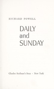 Cover of: Daily and Sunday