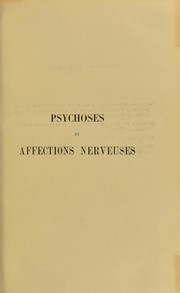 Cover of: Psychoses et affections nerveuses