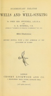 Cover of: Rudimentary treatise on wells and well-sinking