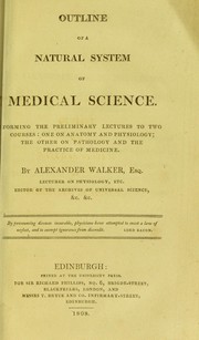 Cover of: Outline of a natural system of medical science