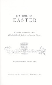 It's time for Easter by Sechrist, Elizabeth Hough