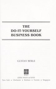 Cover of: The do-it-yourself business book