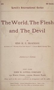 Cover of: The world: the flesh and the devil