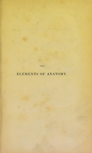 Cover of: The elements of anatomy