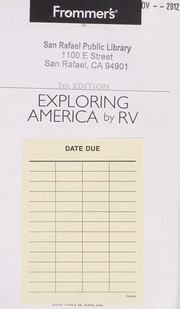 Cover of: Frommer's exploring America by RV by Shirley Slater