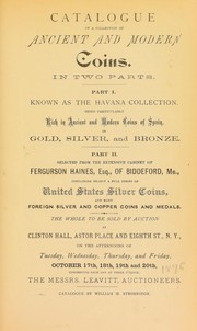 Catalogue of a collection of ancient and modern coins by Strobridge, William