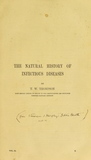 Cover of: The natural history of infectious diseases