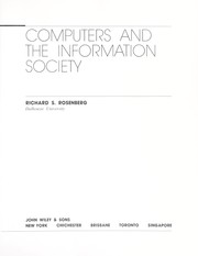 Cover of: Computers and the information society