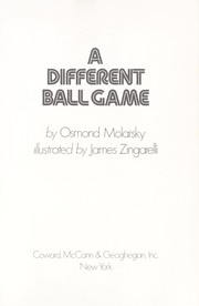Cover of: A different ball game