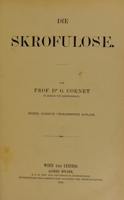 Cover of: Die Skrofulose