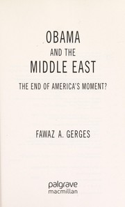 Cover of: Obama and the Middle East