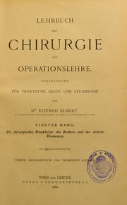 Lehrbuch der Chirurgie und Operationslehre