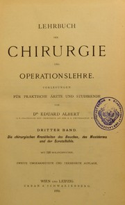 Lehrbuch der Chirurgie und Operationslehre