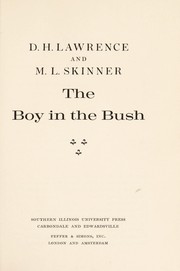 Cover of: The boy in the bush by David Herbert Lawrence
