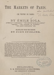 Cover of: The markets of Paris by Émile Zola
