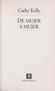 Cover of: de Mujer A Mujer