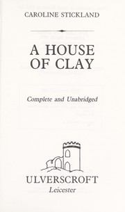 Cover of: A House of Clay