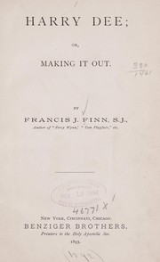 Cover of: Harry Dee by Francis J. Finn