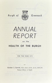 Cover of: [Report 1971]