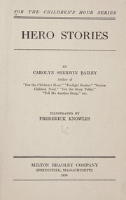 Cover of: Hero stories