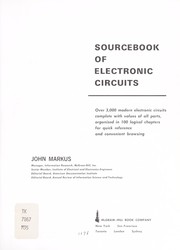 Cover of: Sourcebook of electronic circuits.