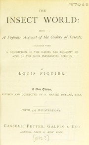 Cover of: The insect world by Louis Figuier