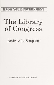 Cover of: The Library of Congress by Andrew L. Simpson