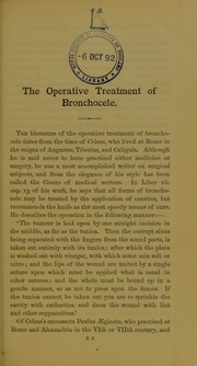 The operative treatment of bronchocele by Walter John Turrell
