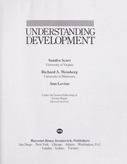 Cover of: Understanding development by Sandra Scarr