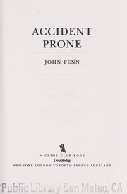 Cover of: Accident prone by John Penn