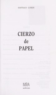 Cover of: Cierzo de papel
