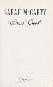 Cover of: Sam's creed by Sarah McCarty