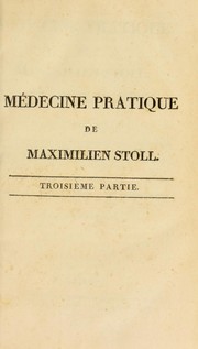 Cover of: M©♭decine pratique ... by Maximilian Stoll