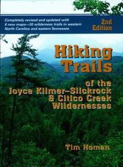Cover of: Hiking trails of the Joyce Kilmer-Slickrock & Citico Creek wildernesses