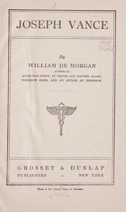 Cover of: Joseph Vance