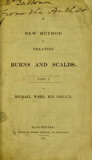 Cover of: A new method of treating burns and scalds