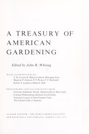 Cover of: A treasury of American gardening. | John R. Whiting