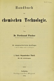 Cover of: Handbuch der chemischen Technologie